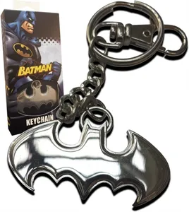 Batman: Shaped Logo Keychain - Stainless Steel