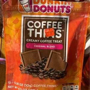 Dunkin donuts coffee thins