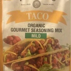 Organic Taco Gourmet Seasoning Mix - Mild
