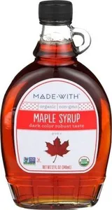 Organic Dark Color Robust Taste Grade A Maple Syrup