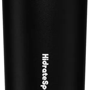 HidrateSpark PRO-glas thermos Smart med sugrör, svart färg, 592 ml
