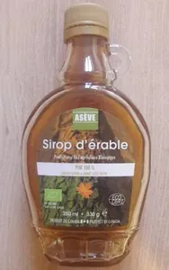 Sirop d'érable bio