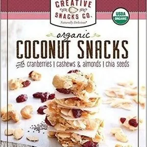 Coconut cranberry nut snack