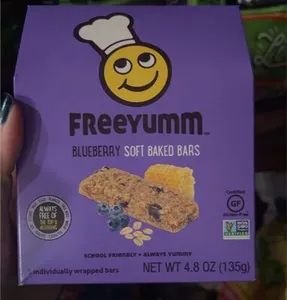 Blueberry soft bake bars