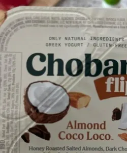 Chobani flip Almond Coco Loco