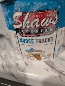 Shaw's Ice Cream Moose Tracks
