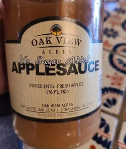 Oak view apple sauce
