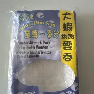 Jumbo shrimp & Pork Wonton