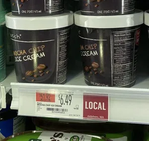 Batch, ice cream, mocha chip