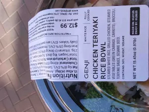 Chicken Teriyaki Rice Bowl