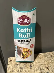 Vegetable kathi roll
