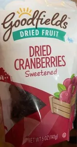 Dried cranberries