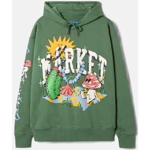 Market Fantasy Farm hoodie Male S Grön