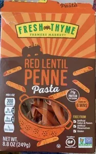 Red Lentil Penne Pasta