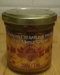 crème de sirop d'érable