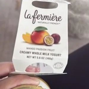 MANGO PASSION FRUIT CREAMY WHOLE MILK YOGURT