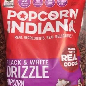 Black & White Drizzle Popcorn