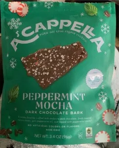 Peppermint Mocha Dark Chocolate Bark