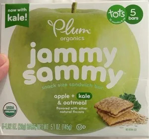 Jammy Sammy Apple   Kale & Oatmeal