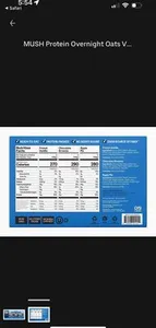 MUSH Protein Overnight Oats