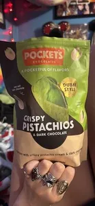 CRISPY PISTACHIOS & DARK CHOCOLATE