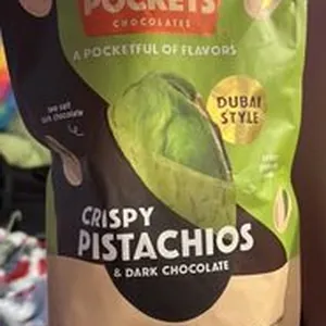 CRISPY PISTACHIOS & DARK CHOCOLATE