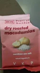 Dry roasted macadamias