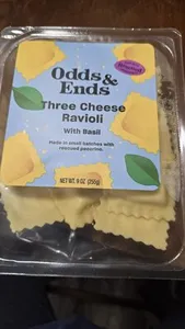 Three Cheese Ravioli With Basil