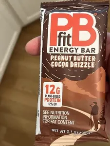 Peanut Butter Cocoa Drizzle Energy Bar