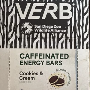 Cookies & Cream Caffeinated Energy Bars