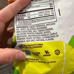 Sweet Potato Chips Spicy Jalapeño