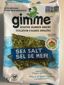 Organic Premium Roasted Seaweed - Sea Salt