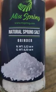 Natural spring salt