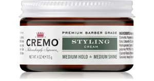 Cremo Styling Medium fuktgivande hårkräm för män 113 g