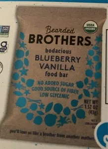 Organic Bodacious Blueberry Vanilla Food Bar