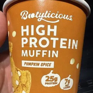 Pumpkin spice high protein Muffin