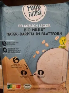 food for future Harfer-Barista in Blattform