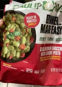 Caulifower Gnocchi with Savory Pesto