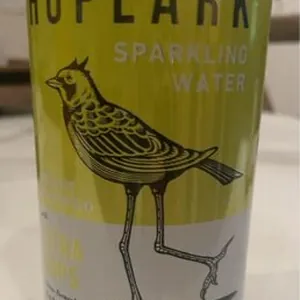 Sparkling water with citra hops