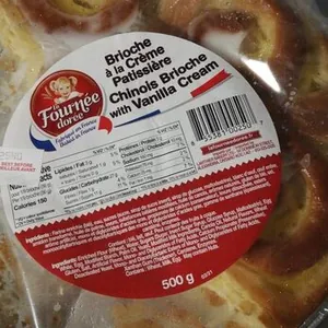 Brioche à la crème patissière