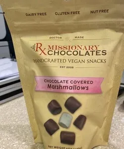 Chocolate covered marshmallows