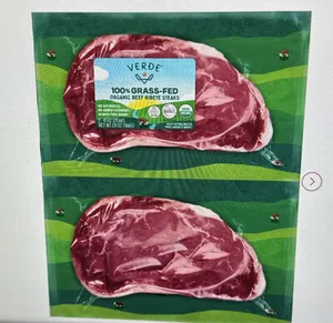 100% Grass-Fed Organic Beef Ribeye Steaks