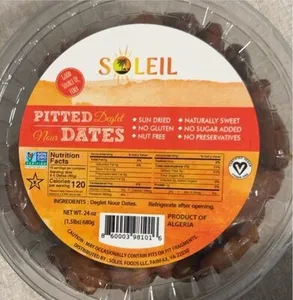 Pitted dates