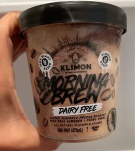 Dairy free frozen dessert morning brew