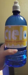 Oxygen enriched purified water