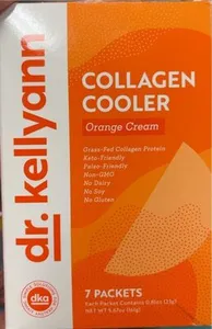 Orange cream collagen cooler