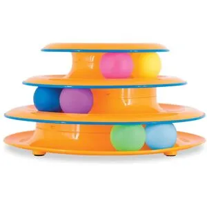 Catstages Tower Of Tracks Aktiveringsleksk Till Katt