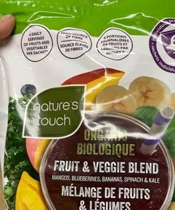 Organic Fruit & Vegetable Smoothie