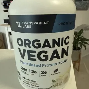 Organic Vegan Protein Isolate French Vanilla