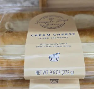 Cream cheese filled croissant